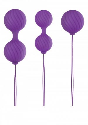 Luxe O Weighted Kegel Balls Lila