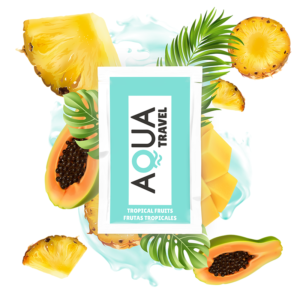 AQUA TRAVEL - VATTENBASERAT GLIDMEDEL - TROPISK FRUKT 6ML