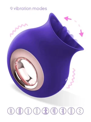 Action No. 25 Licking Tongue & Vibrator Clitoris Massager Klitorisvibrator