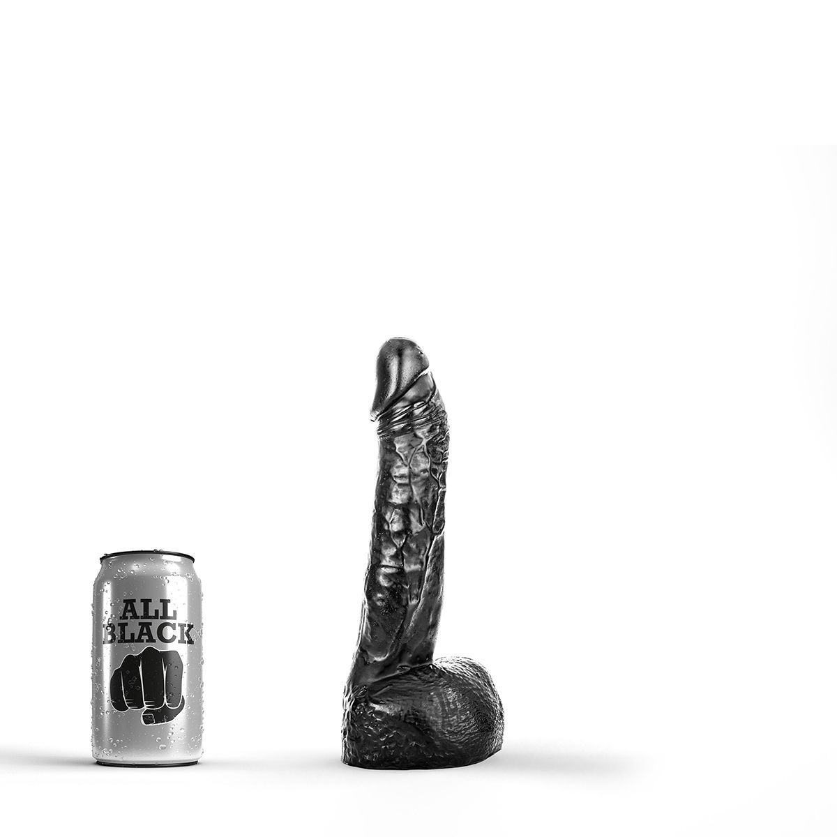 All Black 11 - Realistisk Dildo