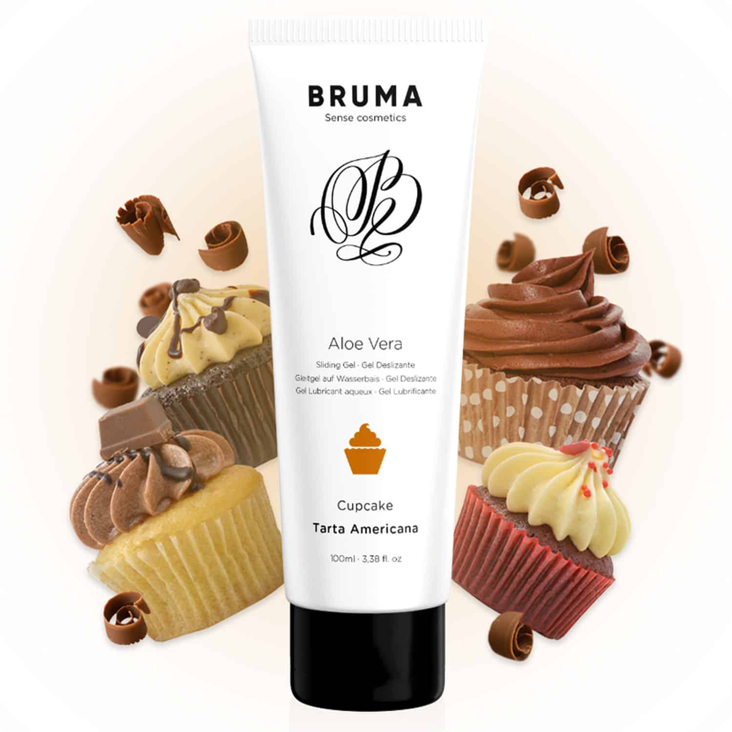 Aloe Vera Glidmedel Cupcake smak 100 ml