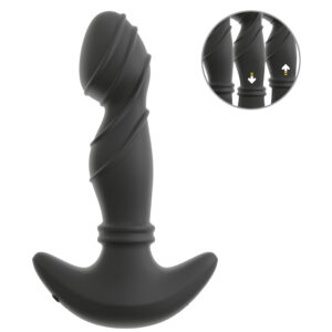 Anos - Vibrating Prostate Plug With Moving Rings