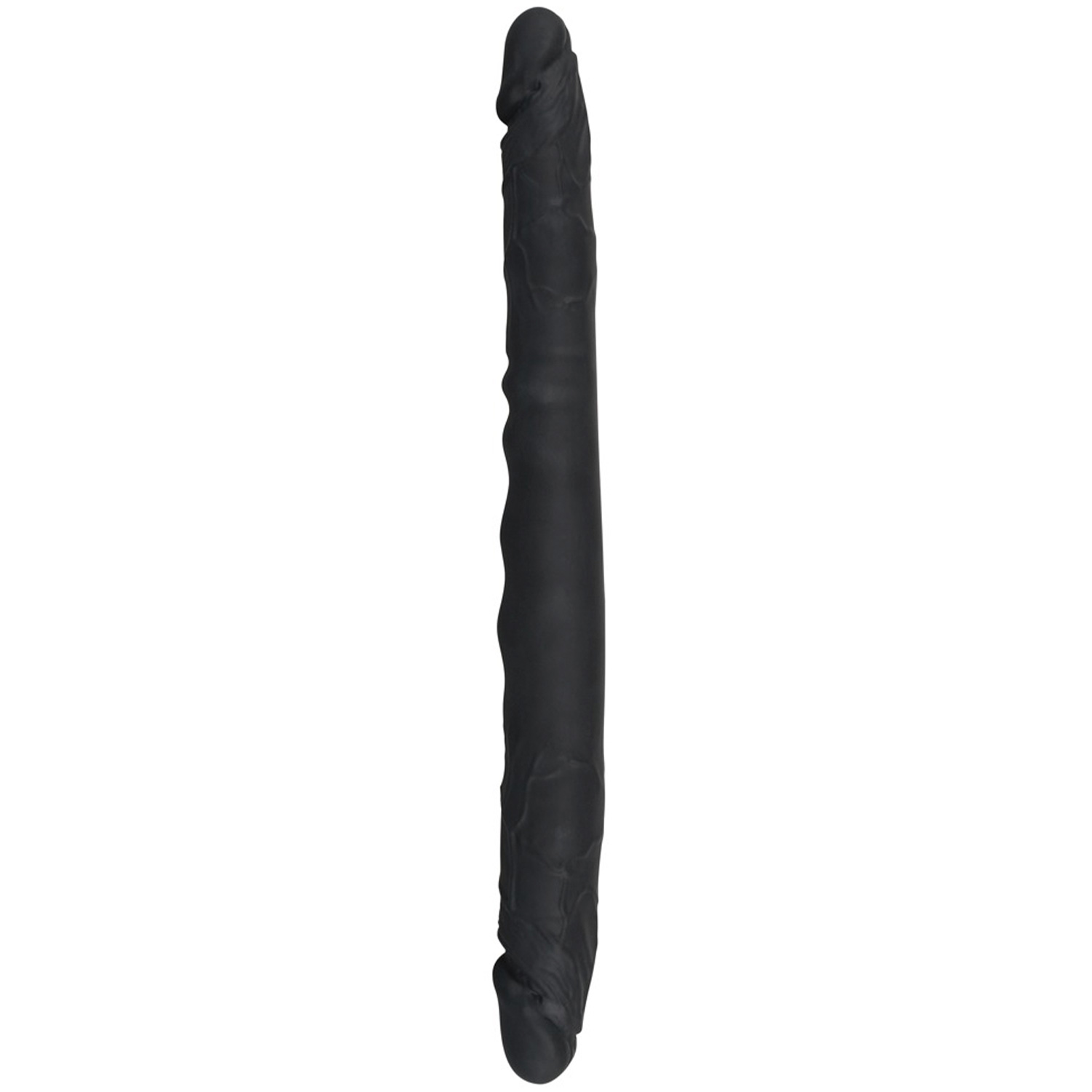 Bad Kitty Silikon Dubbeldildo 40 cm - Black