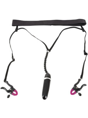 Bad Kitty: Stringtrosor med Klämmor & Vibrator