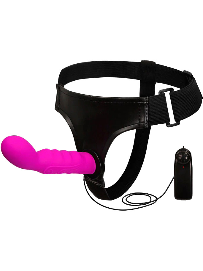 Baile: Ultra Passionate Harness, Vibrerande Strap-On