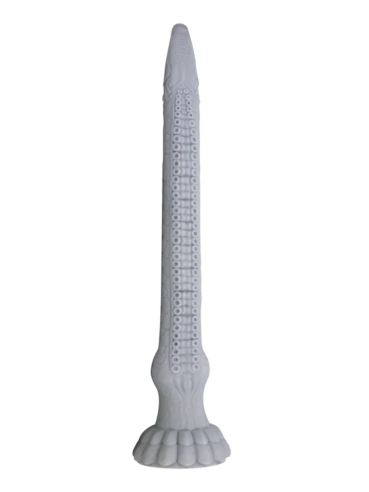 Basilisk Rippled Monster Silicone Dildo 43 cm Extra lång analdildo