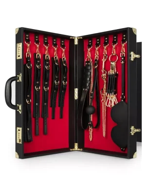 Bondage Suitcase 13-pcs PU Leather Bondage paket