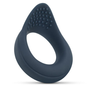 Boners - Vibrating Cock Ring With Perineum Stimulation - Blue