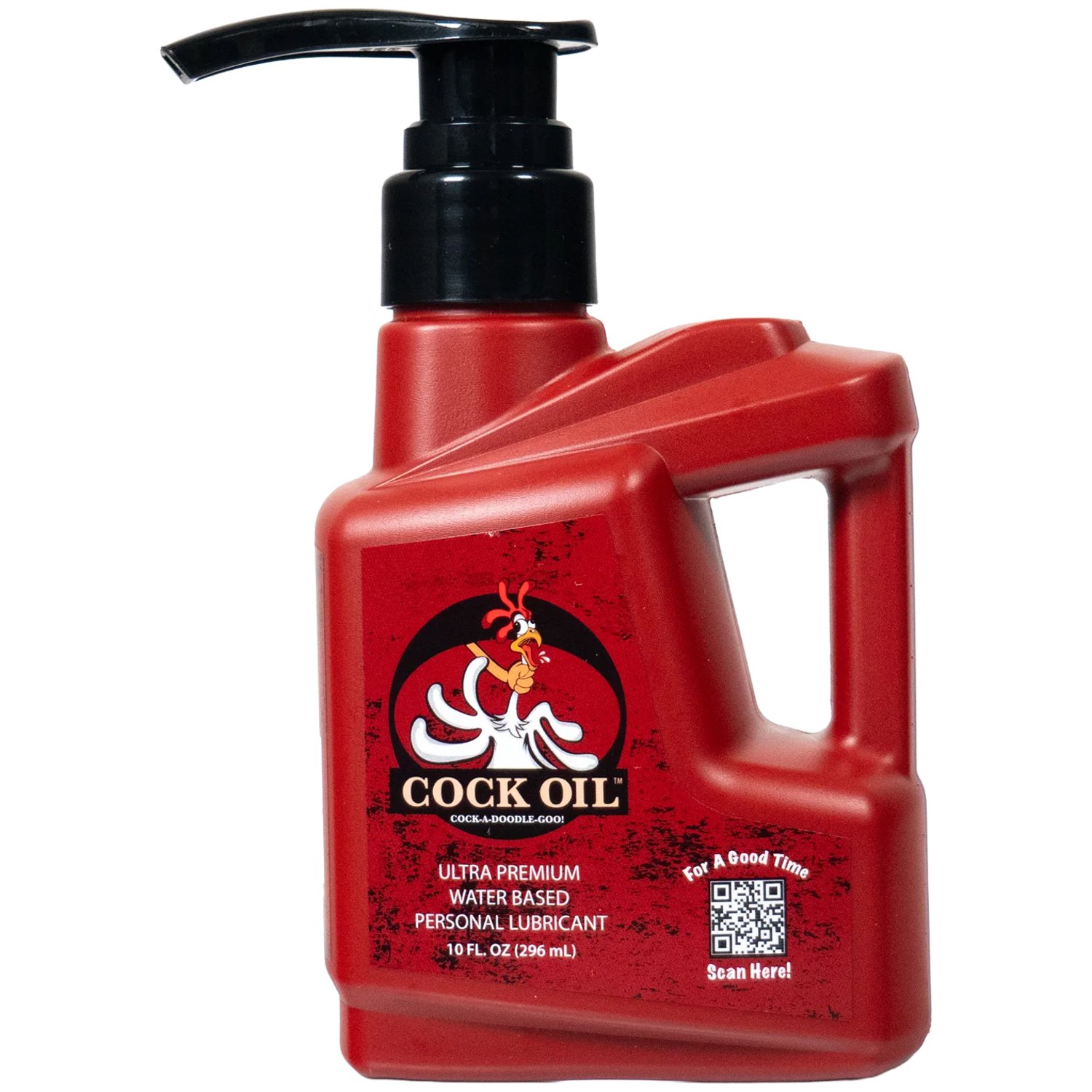 COCK OIL Vattenbaserat Glidmedel Flaska 296 ml - Klar