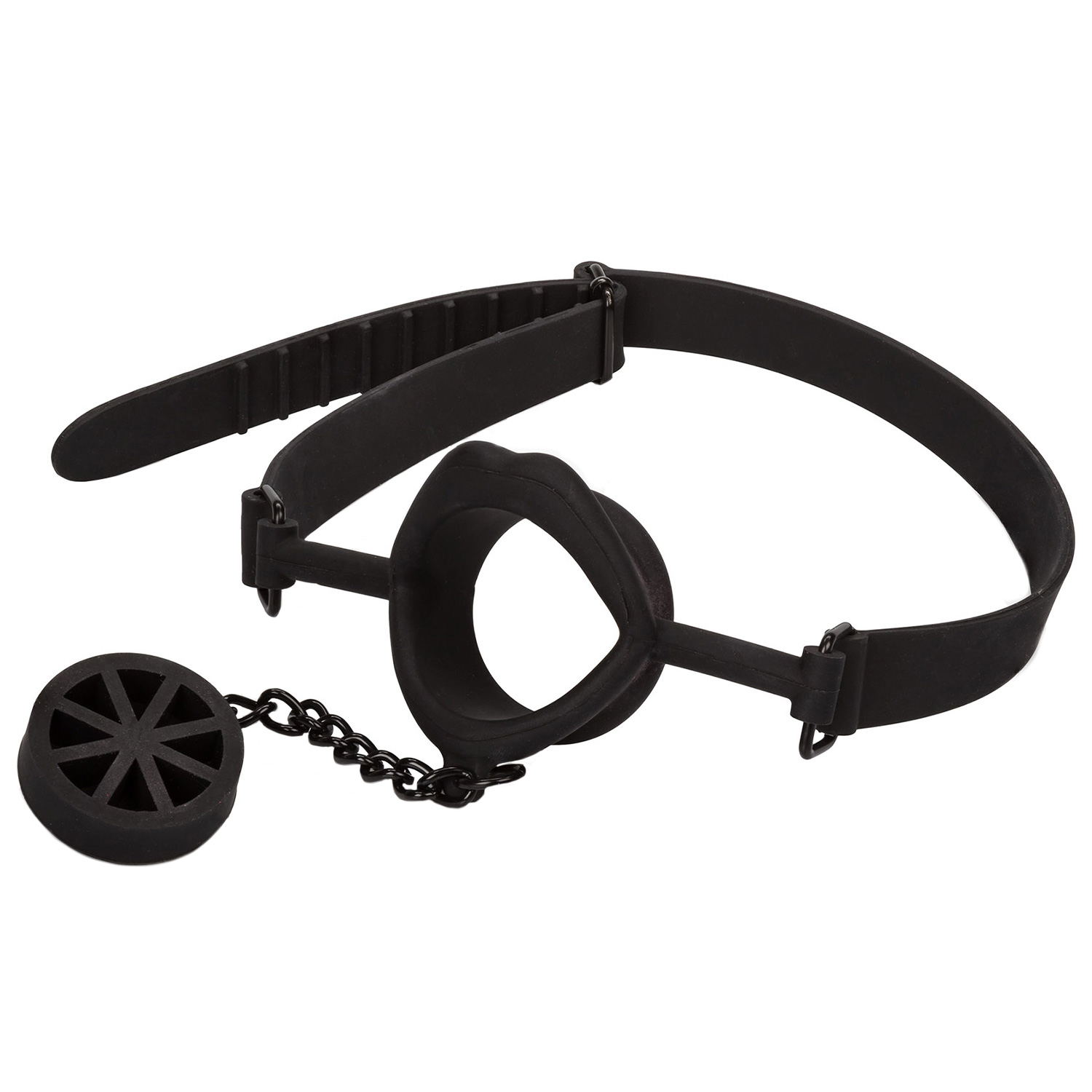 CalExotics Scandal Silikon Stopper Gag - Black