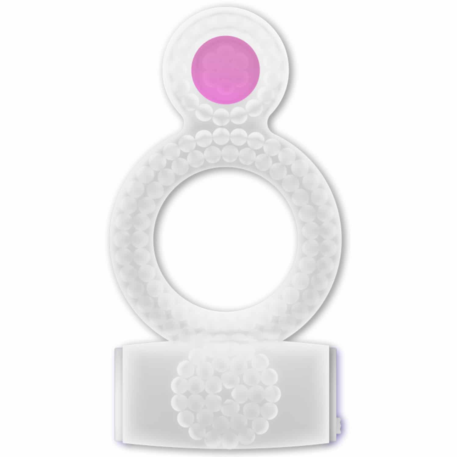 Casual Love - Penisring med Bulletvibrator - Transparent