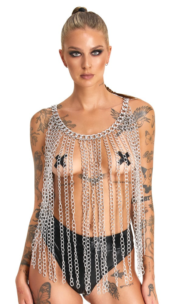 Chainmail Halsband och Kjol