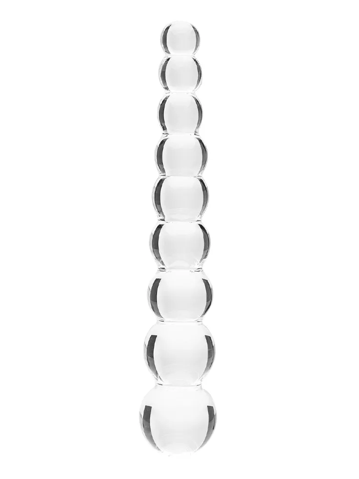 Clarity Elysian Pearls Glass Dildo Glasdildo
