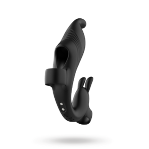 Clit & G-Spot Finger Vibrator Black