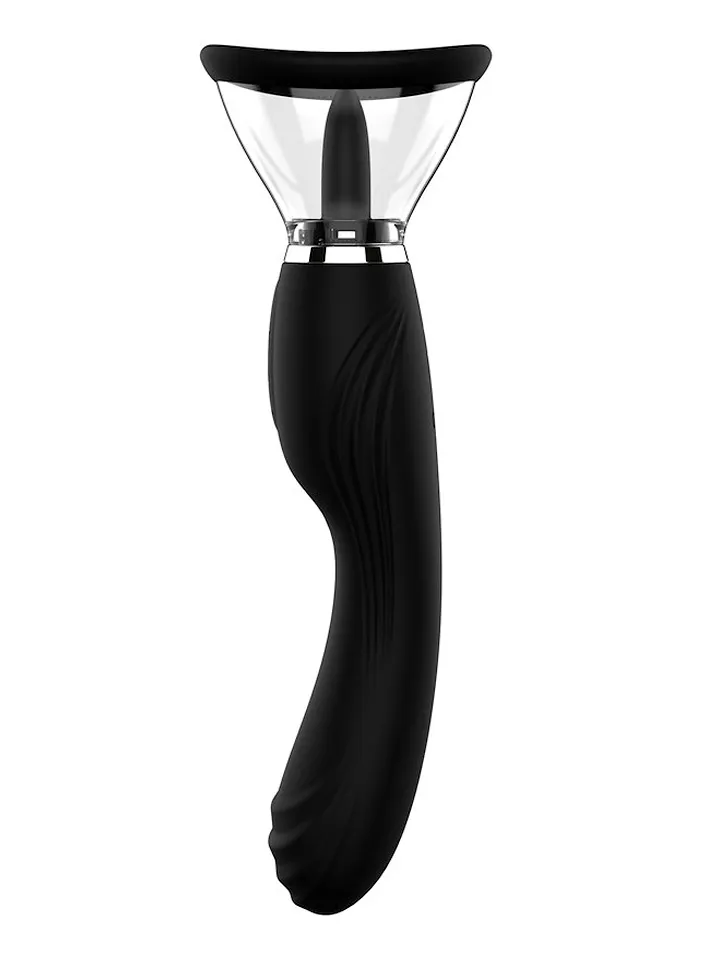 Clitoral Licking Pump With G-Spot Vibrator