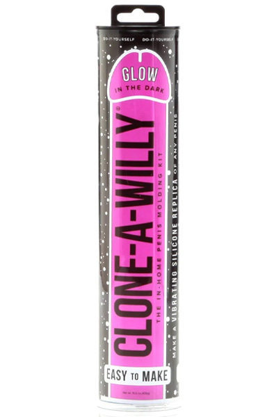 Clone-a-Willy Glow In The Dark Pink