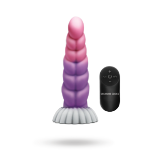 Cloud Rider - Vibrating Unicorn Silicone Dildo - Purple/Pink