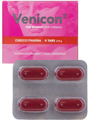 Cobeco Pharma: Venicon, Kosttillskott för Henne, 4 Tabletter