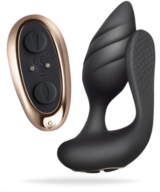 Cocktail Couples Vibrator (Färg: Svart)