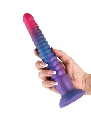 Colours Stacked Dildo Pink/Blue 23 cm