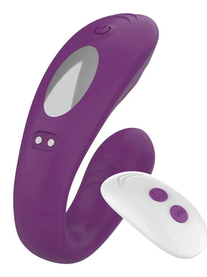 Couples Vibrator With Remote Purple