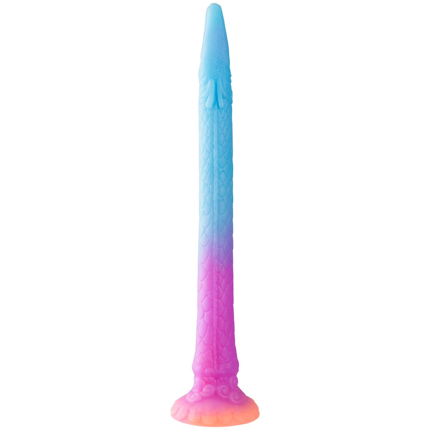 Creature Cocks Makara Glow-In-The-Dark Snake Dildo 46 cm - Blandade färger