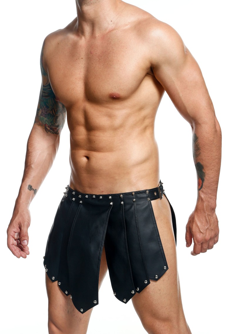 DNGEON Roman Skirt (Färg: Svart)