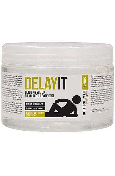 Delay It Building You Up To Your Full Potential 500 ml Uthållighetshöjande gel