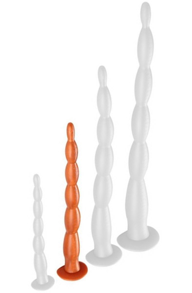 Dildo Scale Beads 40cm Extra lång analdildo