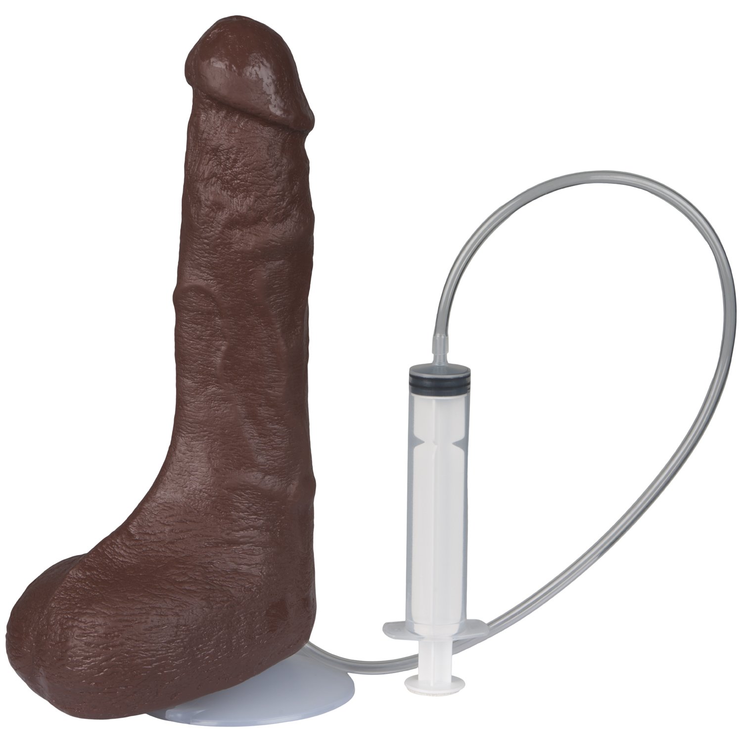 Doc Johnson Bust It Realistisk Squirting Dildo Choklad 24 cm - Brown