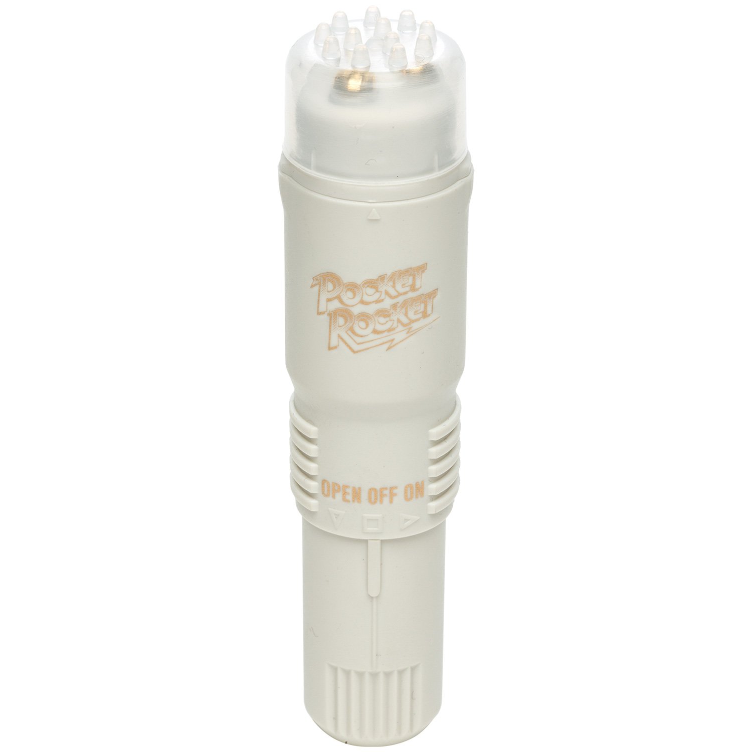 Doc Johnson The Original Pocket Rocket Kltorisvibrator 10 cm - Vit