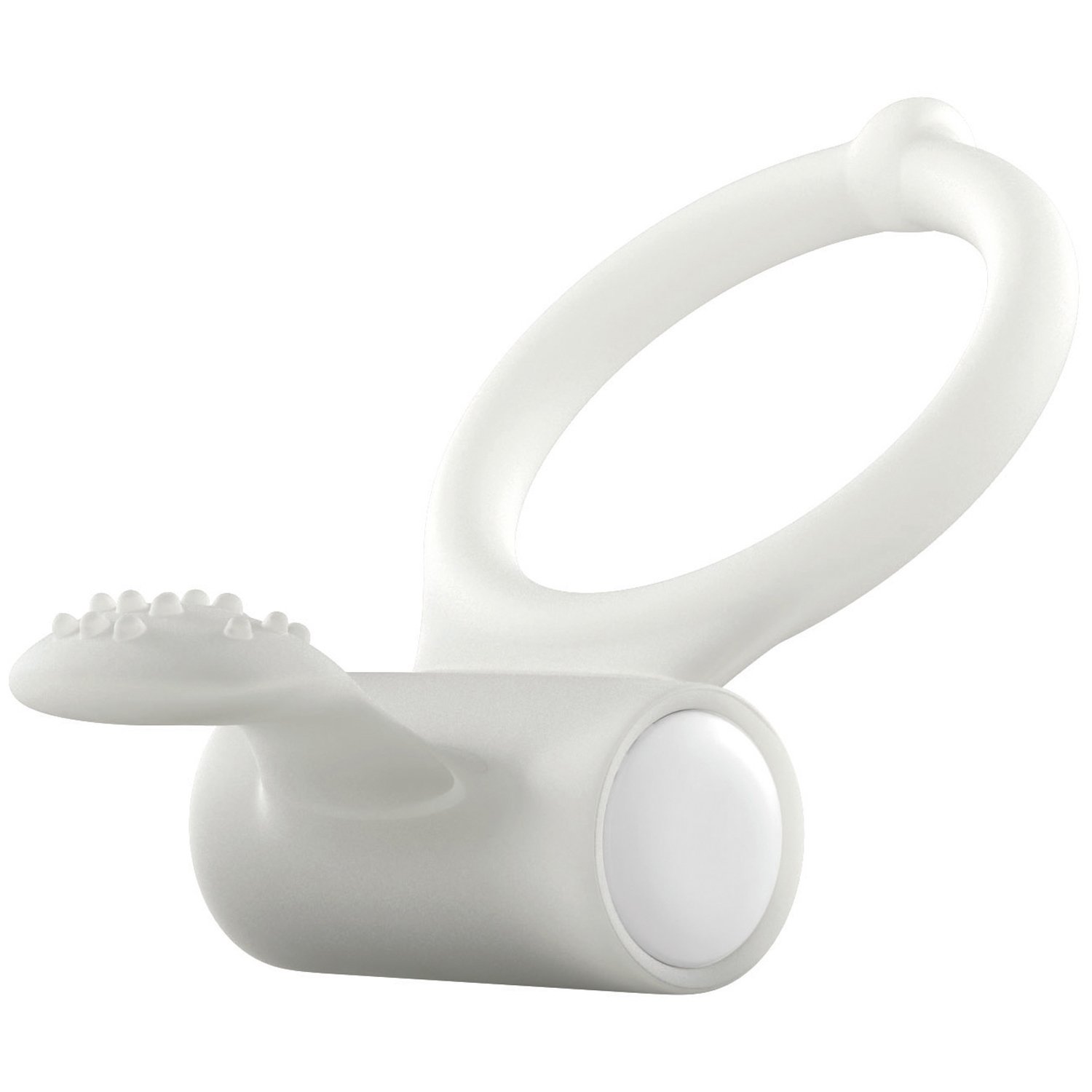 Dorcel Power Clit Självlysande Vibrerande Penisring - Vit