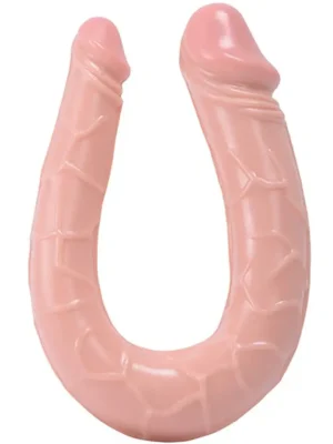 Double Curved Dildo U-shaped 15 cm Dubbeldildos