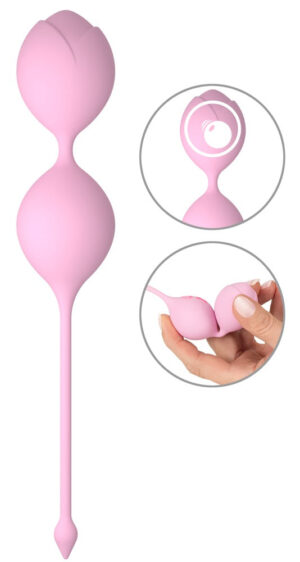 Double Love Ball Knipkulor Cuties - Rosa