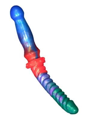 DoublePlayz Double Good Bluewy 35,5 cm Dubbeldildo