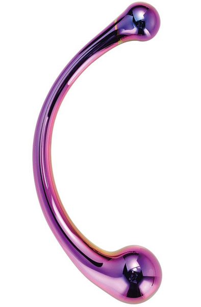 Dream Toys Glamour Glass Curved Wand Glasdildo