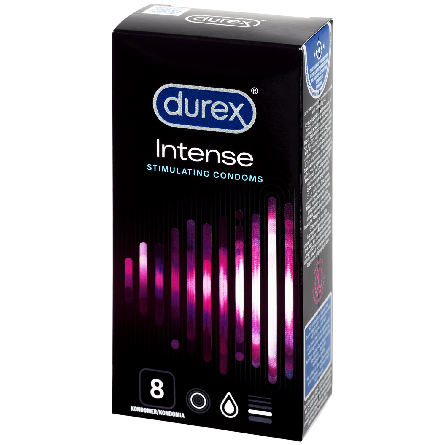 Durex Intense Stimulerande Kondomer 8 st - Klar