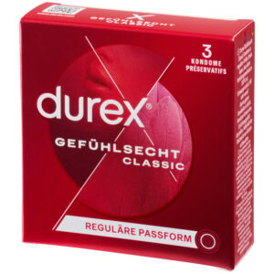 Durex Sensitive Tunna Kondomer 3 st - Klar