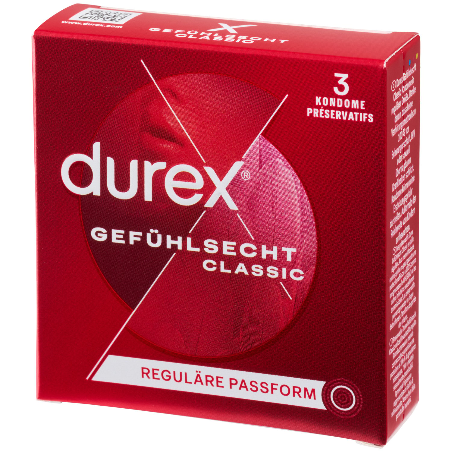 Durex Sensitive Tunna Kondomer 3 st - Klar