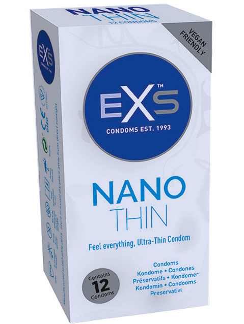 EXS: Nano Thin Kondomer, 12-pack