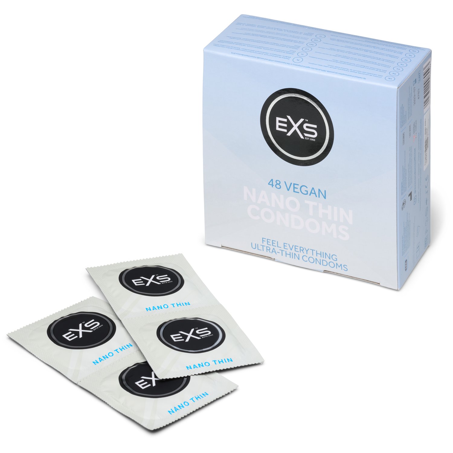 EXS Nano Thin Kondomer 48 st - Klar