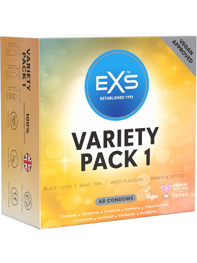 EXS: Variety Pack 1 Kondomer, 48-pack
