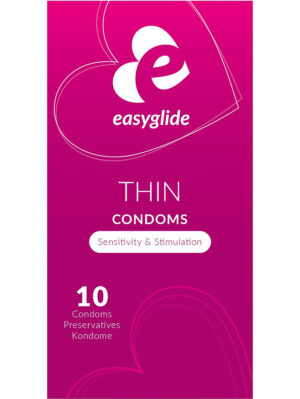 EasyGlide: Extra Thin Kondomer, 10-pack