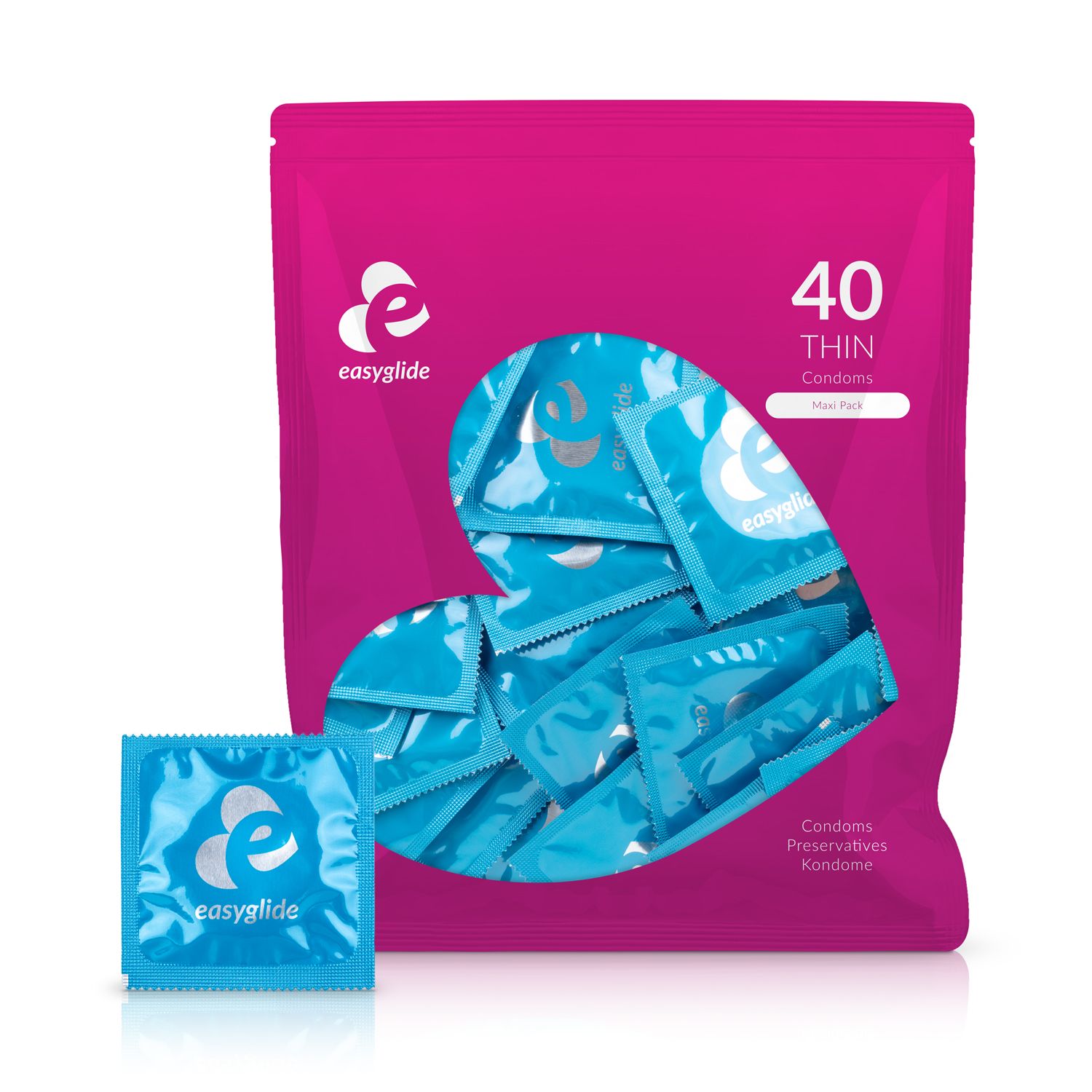 EasyGlide Extra Thin Kondomer 40-pack