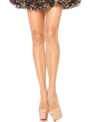 Elastane Industrial Fishnet Pantyhose Nude O/S Strumpbyxor