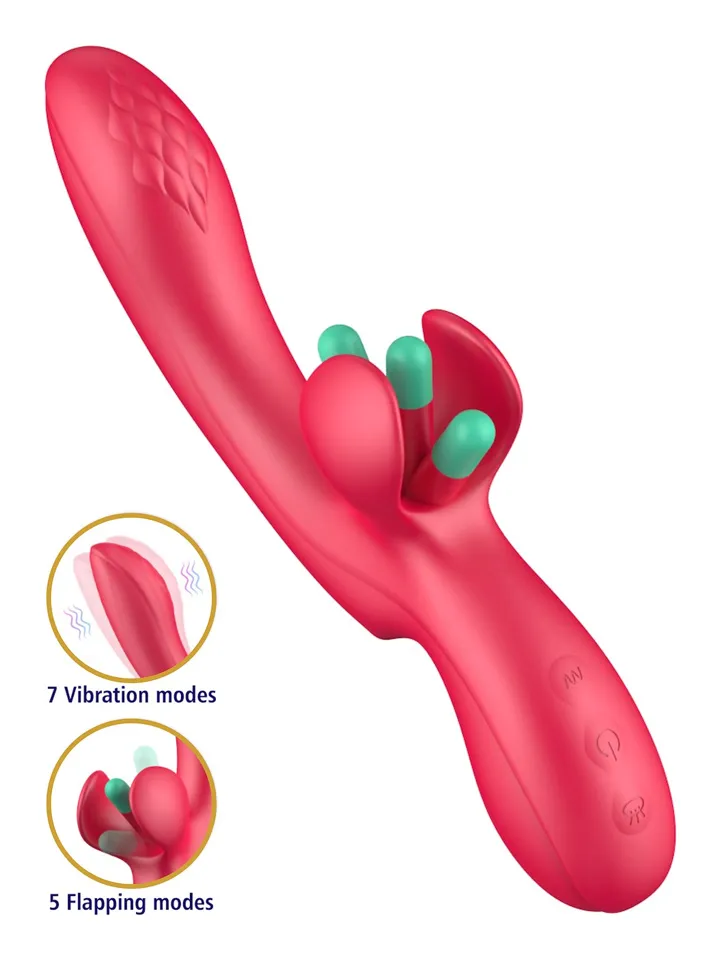 Erospace G-spot Vibrator With Moving Tongue Rabbitvibrator