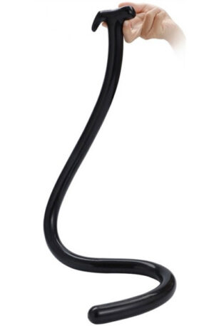 FUKR Mega Snake Long Dildo Black 100cm Extra lång analdildo