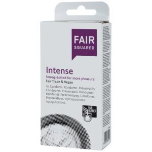 Fair Squared Intense Stimulerande kondomer 10-pack - Klar