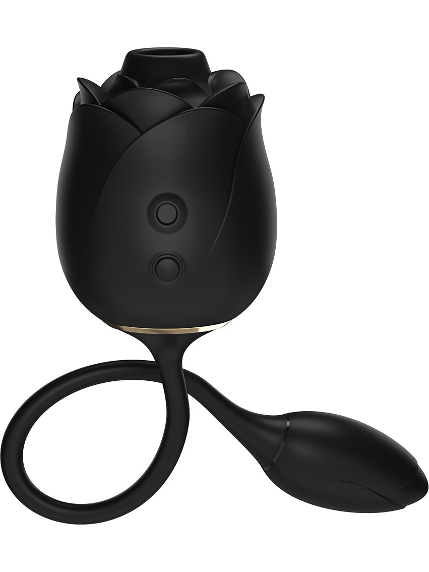 Fifty Shades of Grey: Dark Blushing Rose, Lufttrycksvibrator + Ägg