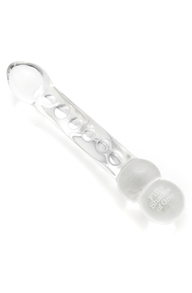 Fifty Shades of Grey Drive Me Crazy Glass Massage Wand Glasdildo